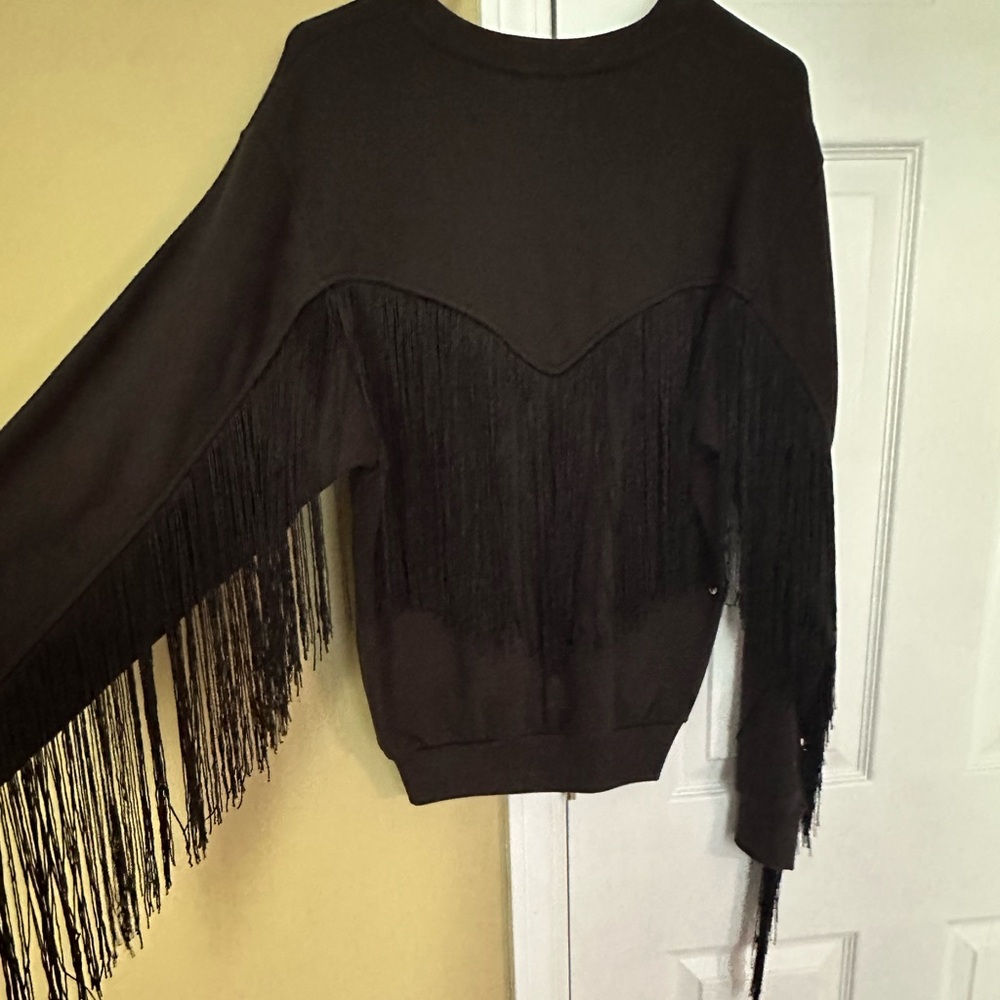 fringe sweatshirt